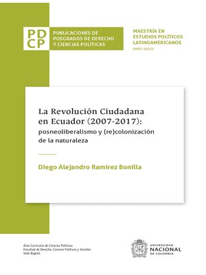 cover image of La revolución ciudadana en Ecuador (2007-2017)